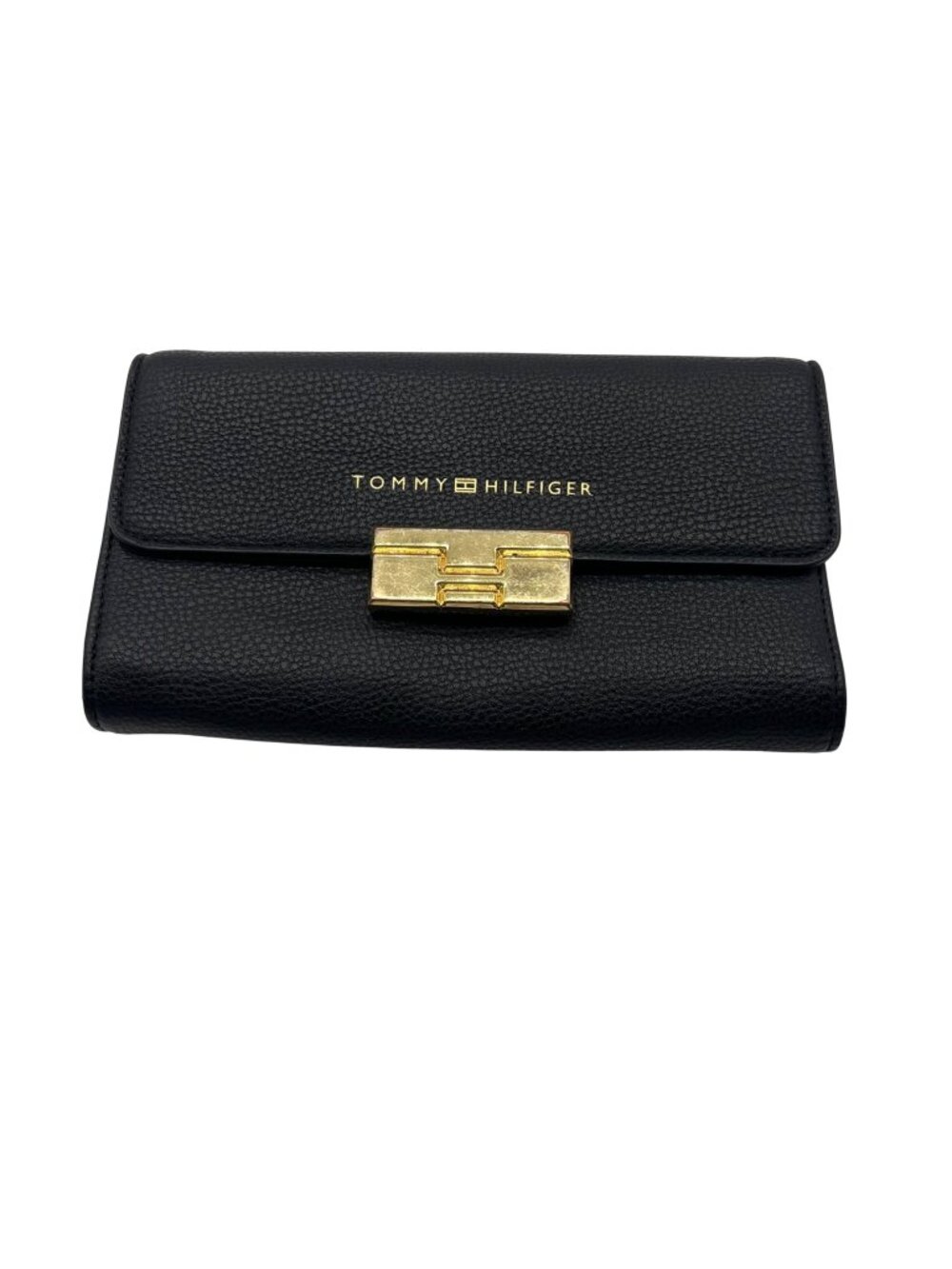 Tommy Hilfiger Black Flap Wallet